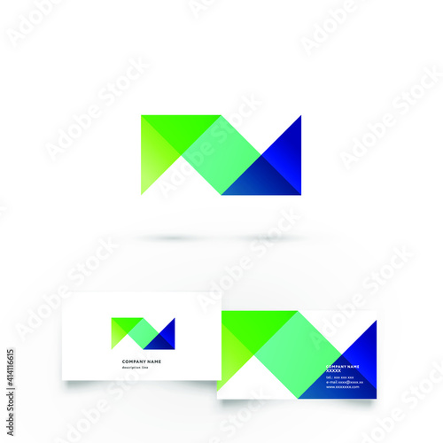 Modern icon design logo element with business card template. Best for identity and logotypes.
