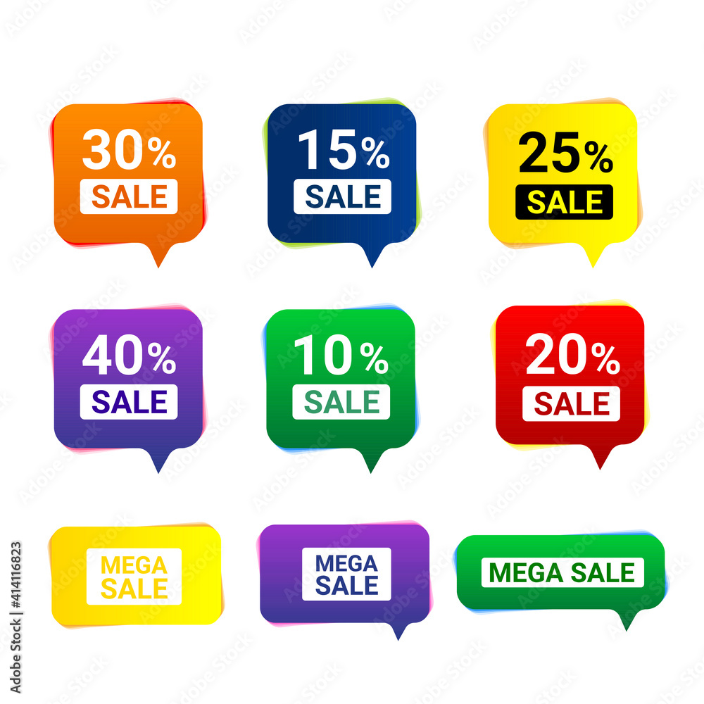 web design elements sale, object, icon, discounts footnote colorful templates web design elements sale, object, icon, discounts footnote colorful templates