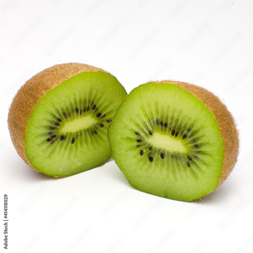 Sliced kiwi on white background Sliced kiwi on white background