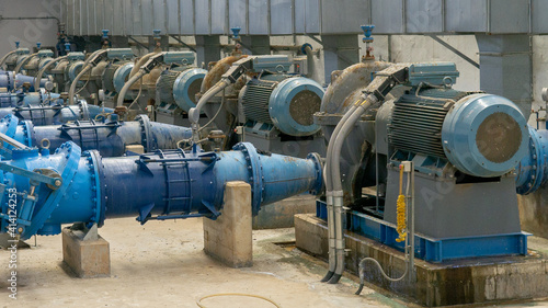 Wallpaper Mural Factory motor machine equipment.Industrial business and technologies. Torontodigital.ca