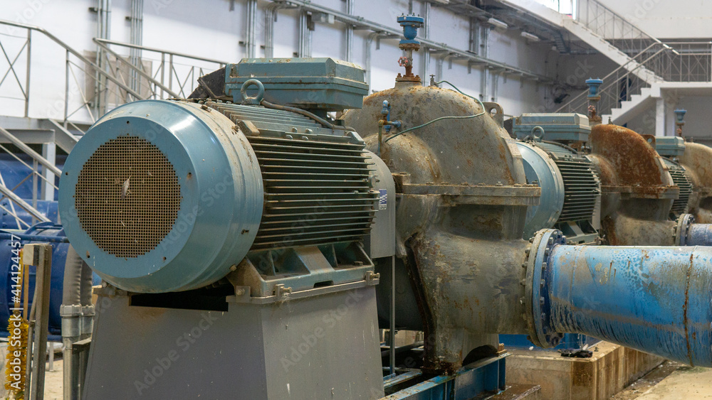 Factory motor machine equipment.Industrial business and technologies. Factory motor machine equipment.Industrial business and technologies.