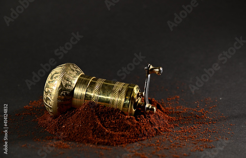 Beautiful and fragrant roasted coffee beans.