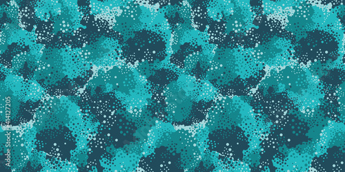 Camouflage background. Seamless pattern.Vector. 迷彩パターン