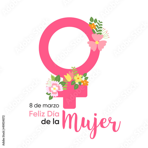 feliz día de la mujer - 8 de marzo español