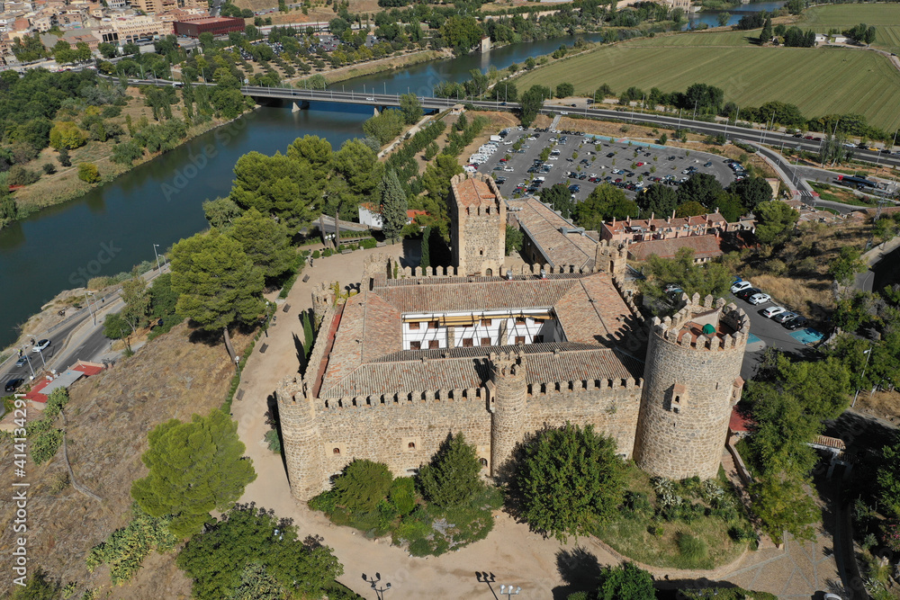 Toledo Spain aerial view