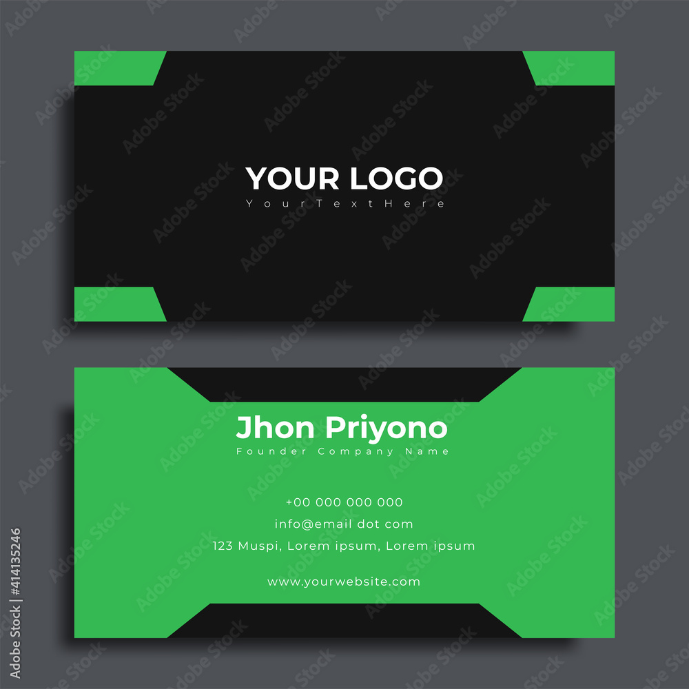 Fototapeta premium Business Card Design Template
