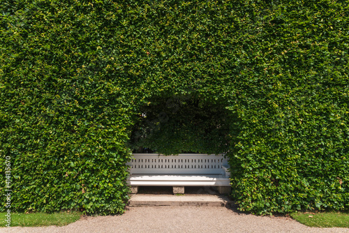 The planted park in the Gonneranlage in Baden-Baden photo