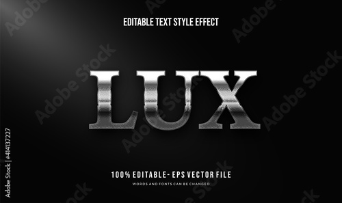 chrome reflection text modern editable Text Style Effect