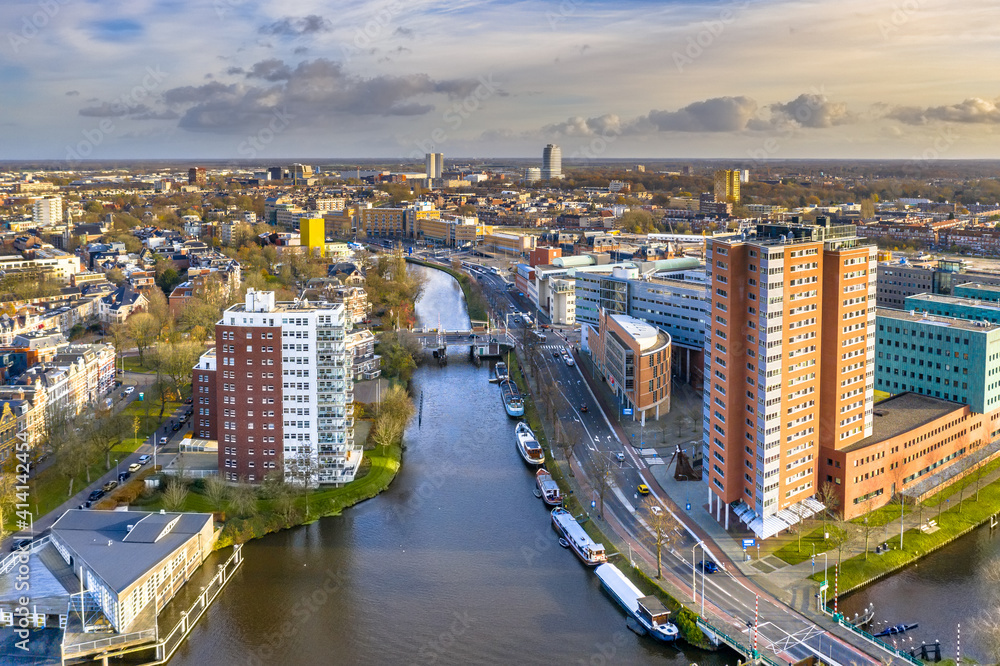 Groningen city from above