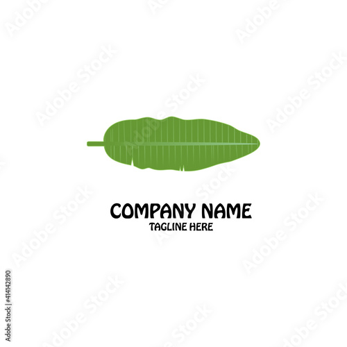 Banana vector logo icon template