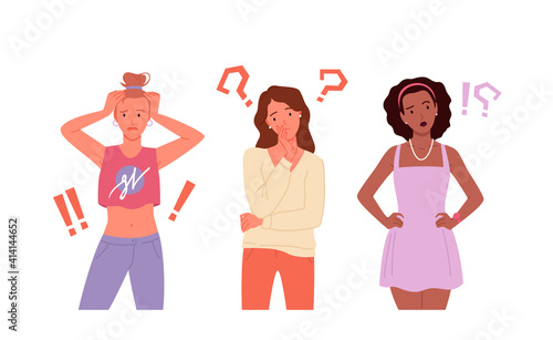 Girls think about solving problems in crisis, finding answers and standing with questions