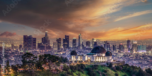 Griffith Observatory Los Angeles skyline 