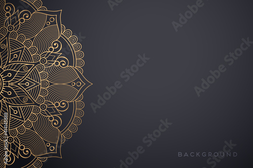 luxury ornamental mandala design background