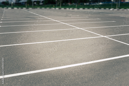 Empty parking lots © Yury Gubin