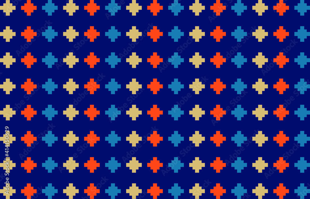 Traditional geometric ethnic pattern for clothing background and wallpaper vector illustration Traditional geometric ethnic pattern for clothing background and wallpaper vector illustration
