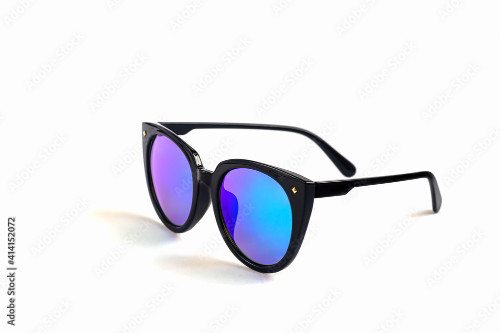 Fototapeta premium Sunglasses on a white background. Isolate. Healthy eyes.