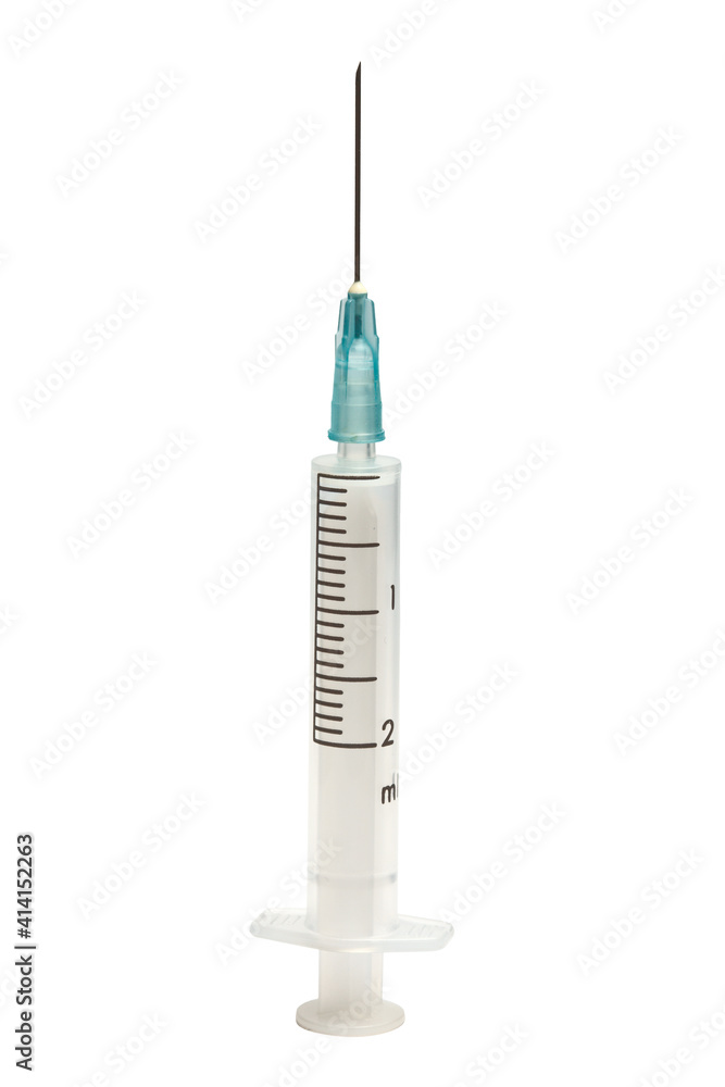 Syringe isolated on white Syringe isolated on white