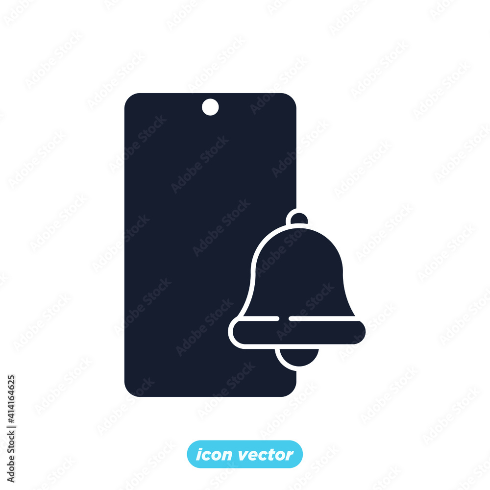 Notification icon. Notification Bell symbol template for graphic and web design collection logo vector illustration Notification icon. Notification Bell symbol template for graphic and web design collection logo vector illustration