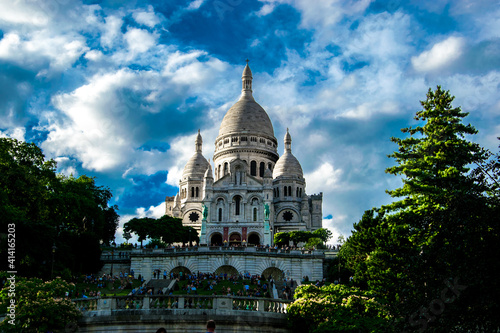 El Sacre Coeur desde los jardines de Montmartre © Franjagoher