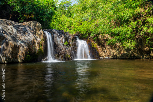 Beautiful waterfall. Namtok ang beng  Chaman  Makham District  Chanthaburi. Thailand
