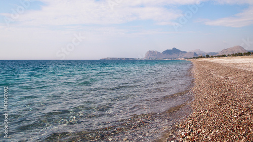 Pebble beach near Afandou village,   Rhodes, Greece
 photo