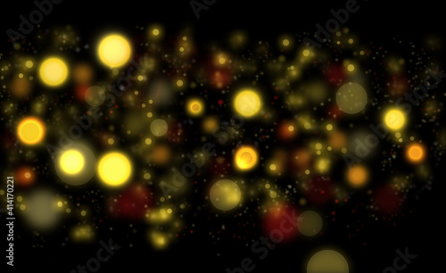 Defocused Lights over Dark,the abstract background.