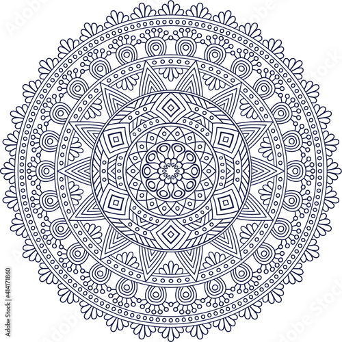 Картината върху платно Mandela Vector Design