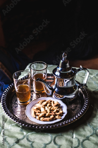Moroccan mint tea