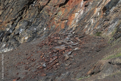 Abereiddi Slate Quarry in Pembrokeshire, Wales