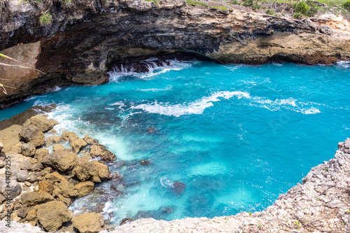 Lagon bleu à Nusa Ceningan, Indonésie