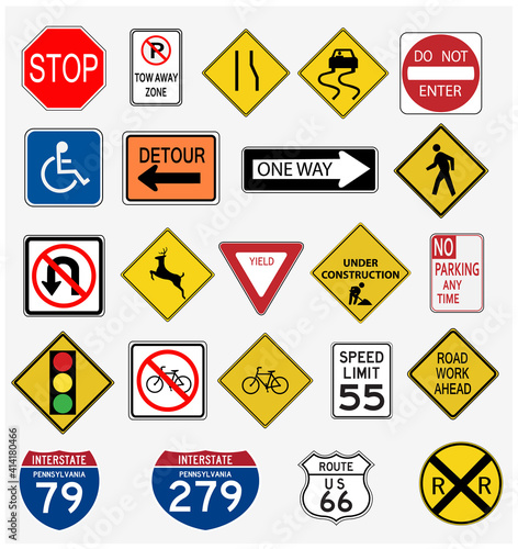 road signs