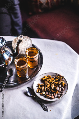 Moroccan mint tea