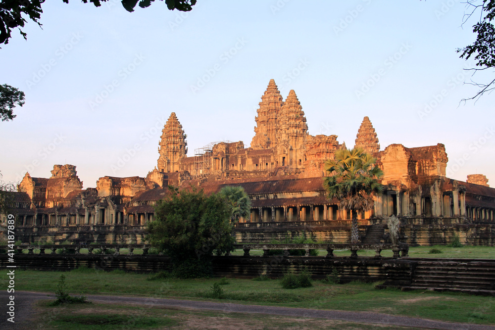 The temple of Angkor Wat, Cambodia The temple of Angkor Wat, Cambodia