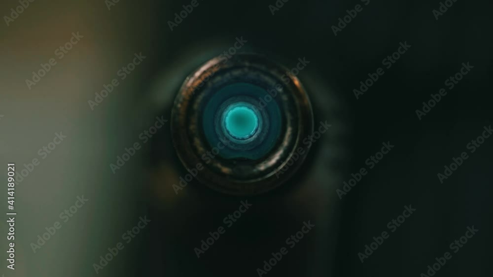 chef in the kitchen lights a gas burner blue flame chef in the kitchen lights a gas burner blue flame