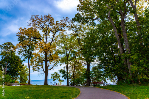 Canvas Print Lakeshore park