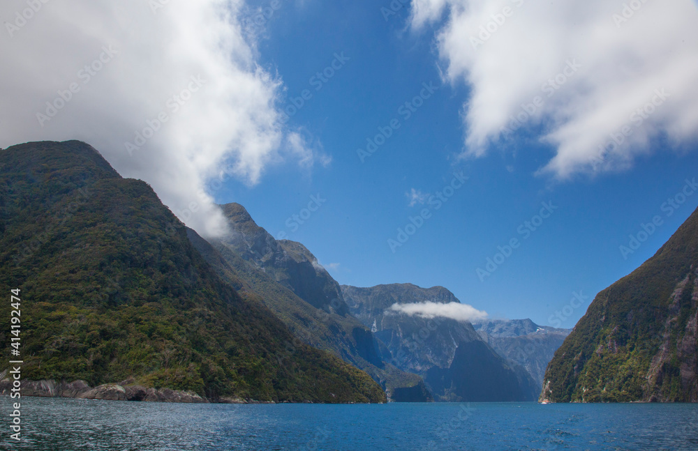 Milford Sound fjord, Fiordland National Park, South Island, New Zealand. Milford Sound fjord, Fiordland National Park, South Island, New Zealand.