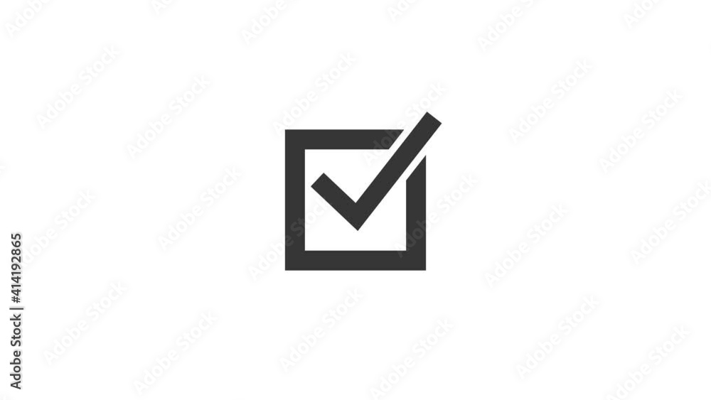 Animation in motion graphics of a check mark symbol. Symbolizing right. Motion Graphics. Animation in motion graphics of a check mark symbol. Symbolizing right. Motion Graphics.