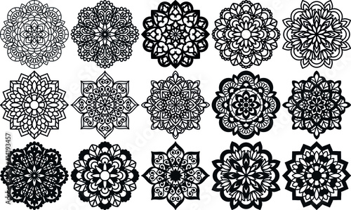 Mandala Templates For Paper, Vinyl, Laser Cutting and more