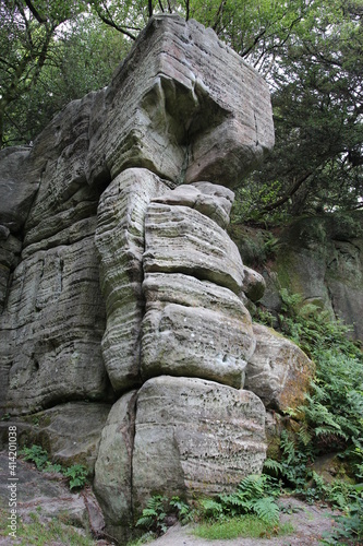 Eridge Rock formation, Sussex, British Isles