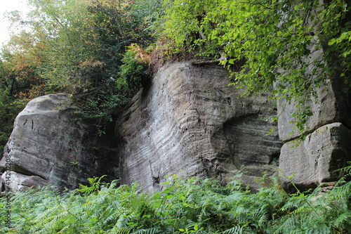 Eridge rock formation, Sussex, British Isles