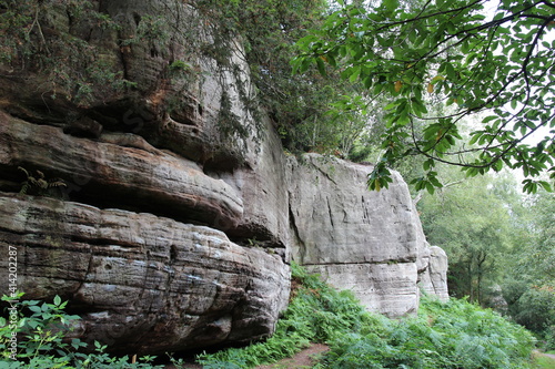 Eridge rock formation, Sussex, British Isles