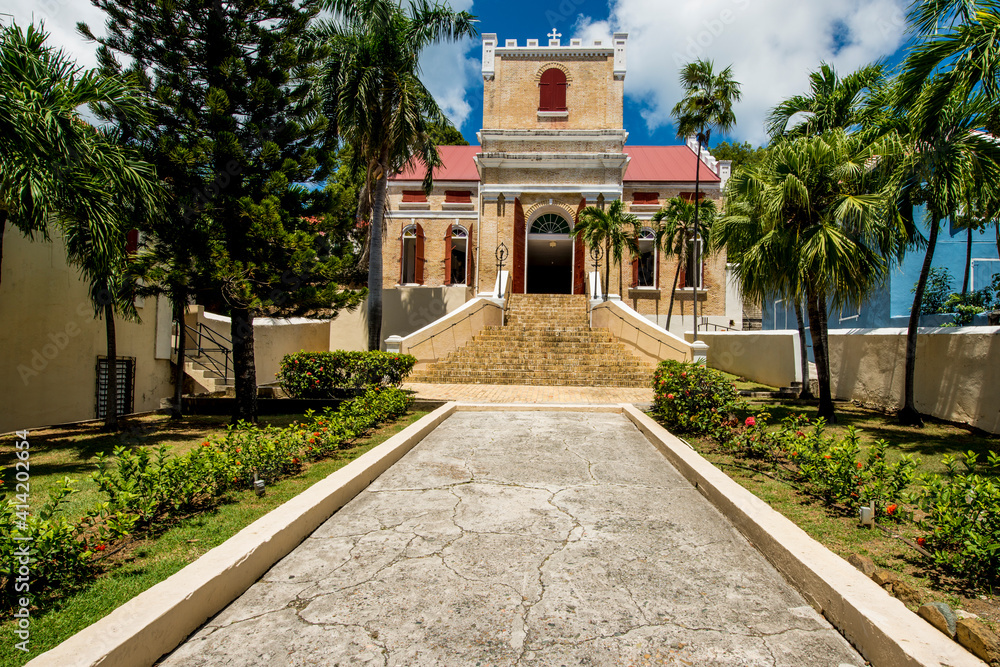Historic Frederick Lutheran Church, Charlotte Amalie, St. Thomas, US Virgin Islands.