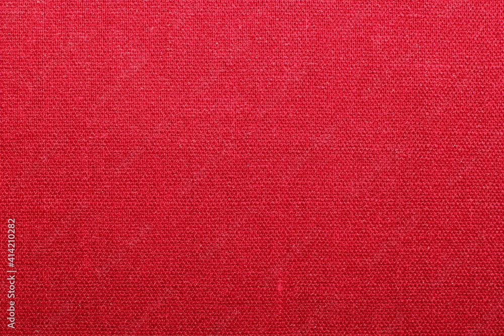 Fototapeta premium red book cover texture material backdrop macro weaved cover binding background