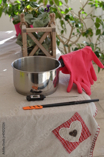 Matériel de saponification