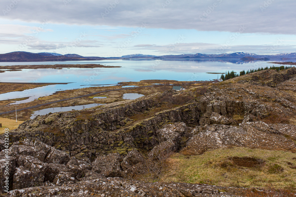Thingvallavatn lake in Thingvellir National Park Thingvallavatn lake in Thingvellir National Park