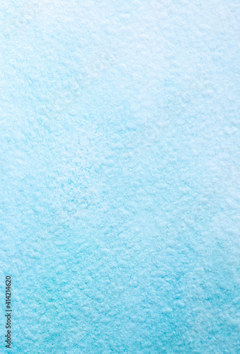 Sky blue watercolor abstract background. Gradient fill. Hand drawn texture. Piece of heaven. Raster version.