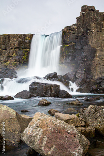 Oxararfoss in Thingvellir National Park