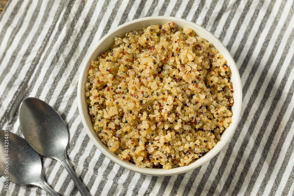Healthy Cooked White Quinoa