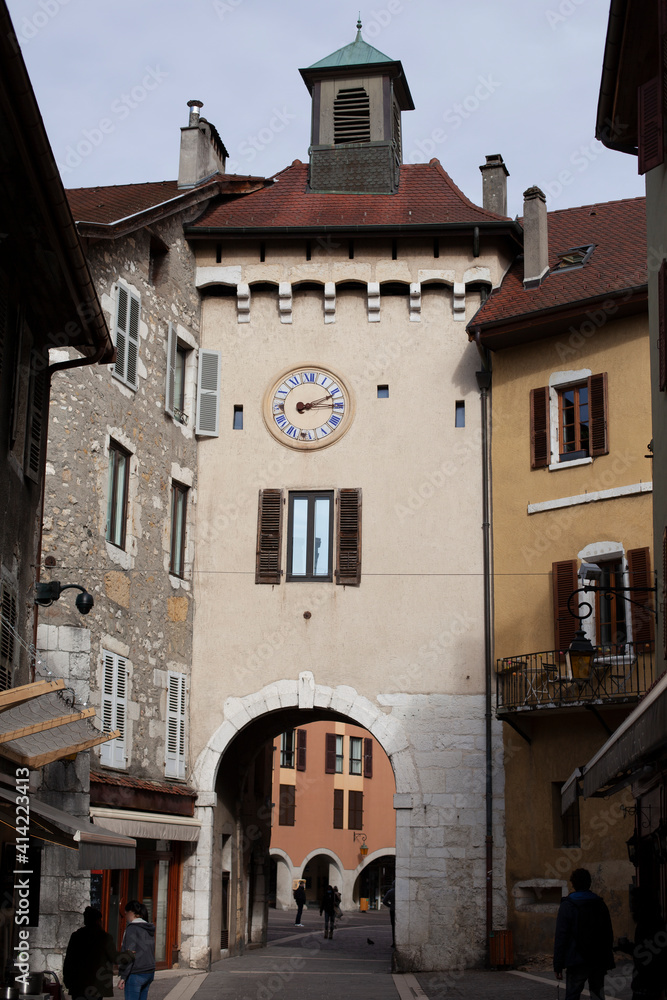 Horloge Sainte-Claire, Annecy, Haute-Savoie, France