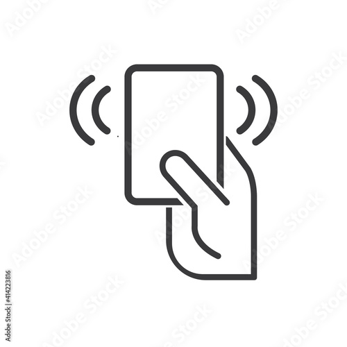 Smart key card contact less paypass or paywave tap and hand icon for pos terminal and atm.